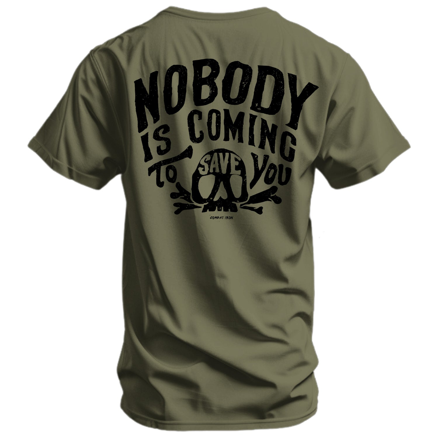 Nobody Is Coming To Save You Skull Men's T-Shirt Hoodie, Sweatshirt | CoreVibeTees.com (Image 5)