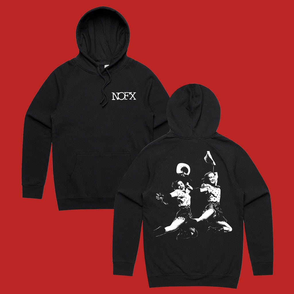 Jumping Girls Hoodie (Black) T-Shirts, Sweatshirt | CoreVibeTees.com (Image 1)