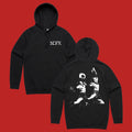 Jumping Girls Hoodie (Black) T-Shirts, Sweatshirt | CoreVibeTees.com (Image 1)