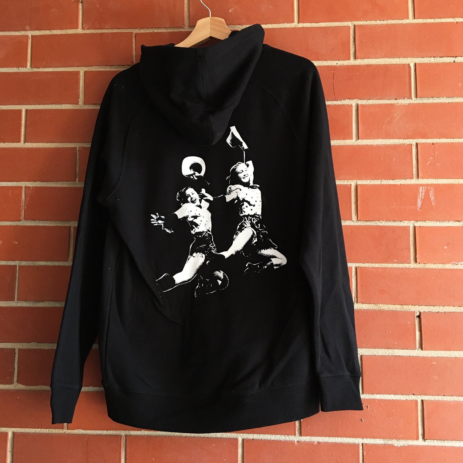 Jumping Girls Hoodie (Black) T-Shirts, Sweatshirt | CoreVibeTees.com (Image 5)