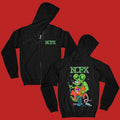 Rat Fink Zip Up Hoodie (Black) T-Shirts, Sweatshirt | CoreVibeTees.com (Image 1)