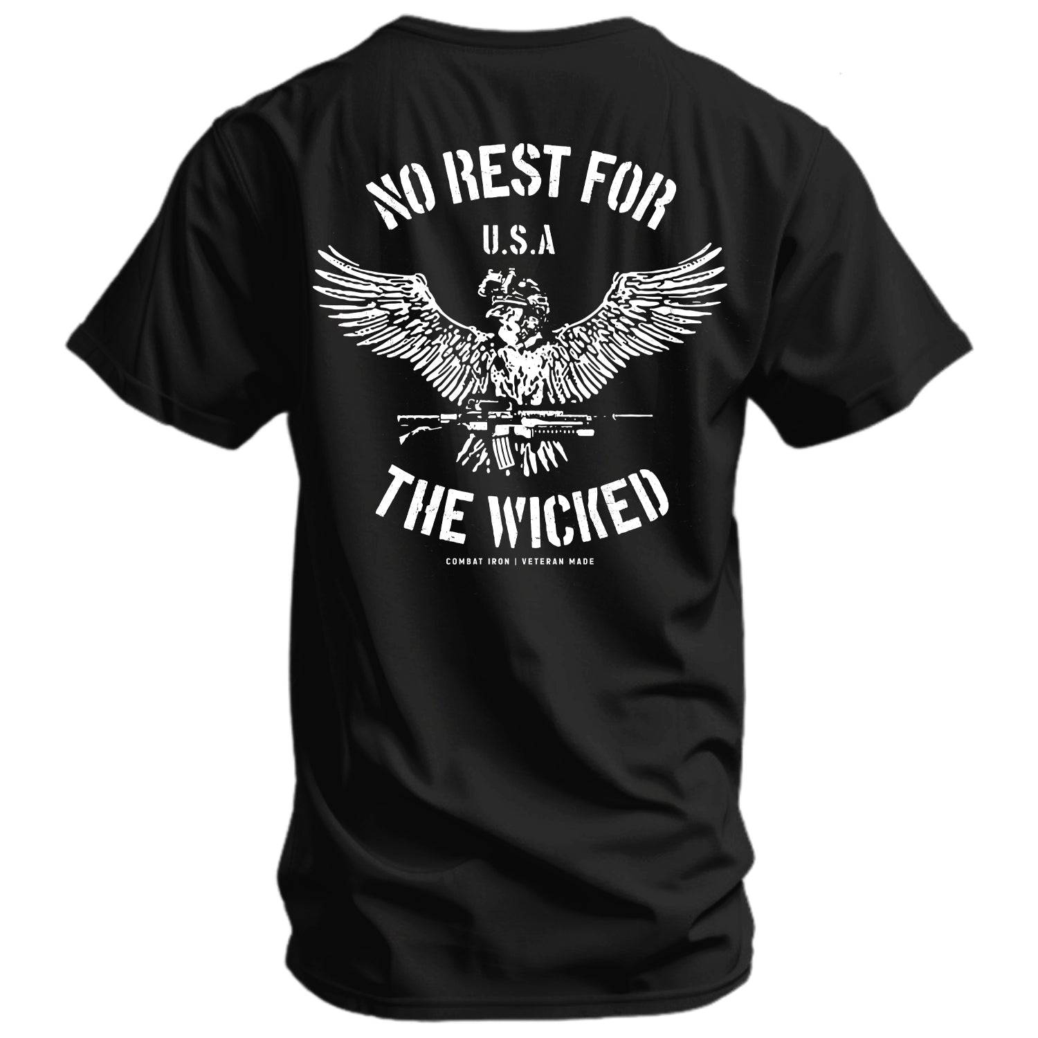 No Rest For The Wicked Men's T-Shirt Hoodie, Sweatshirt | CoreVibeTees.com (Image 1)