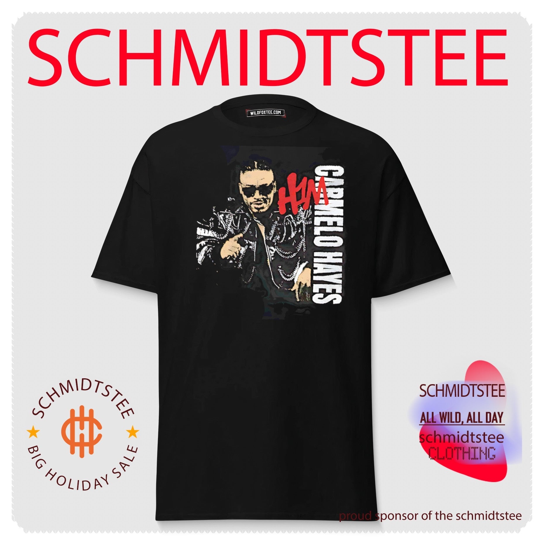 Carmelo Hayes him portrait vintage shirt