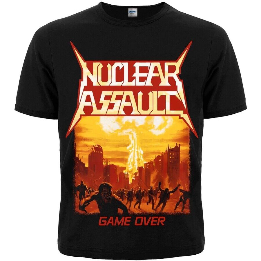 Nuclear Assault Game Over T-Shirt Hoodie, Sweatshirt | CoreVibeTees.com (Image 1)