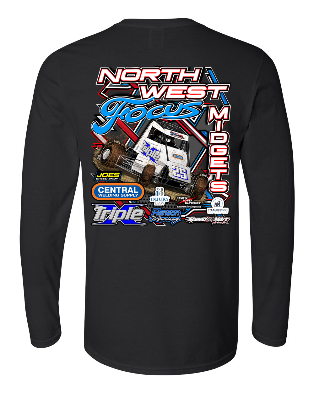 Northwest Focus Midgets Long Sleeve T-Shirt Hoodie, Sweatshirt | CoreVibeTees.com (Image 1)