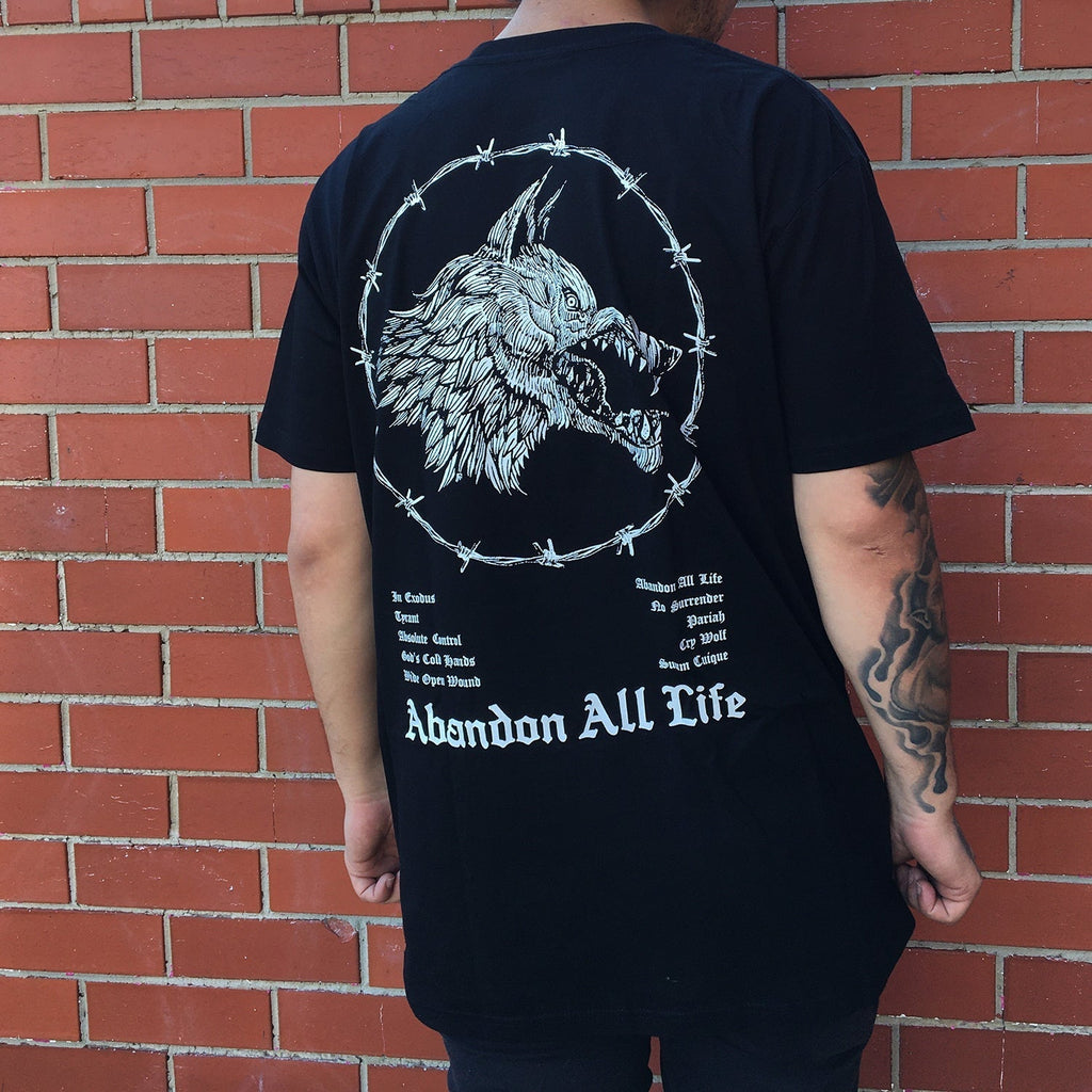 Abandon All Life T-Shirt (Black) Hoodie, Sweatshirt | CoreVibeTees.com (Image 3)