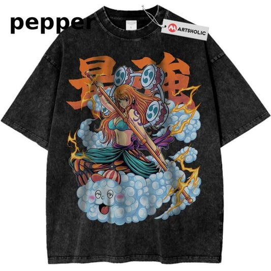 Nami Shirt, One Piece Shirt, Anime Shirt, Vintage T-Shirt