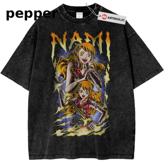 Nami Shirt, One Piece Shirt, Anime Shirt, Vintage Tee
