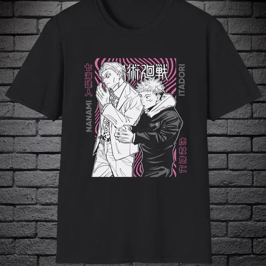 Nanami & #Itadori Jujutsu Kaisen Anime Shirt Gift for Anime Lover Anime shirt Plus size shirt_1 Sweatshirt, #Hoodie, Comfort Colors