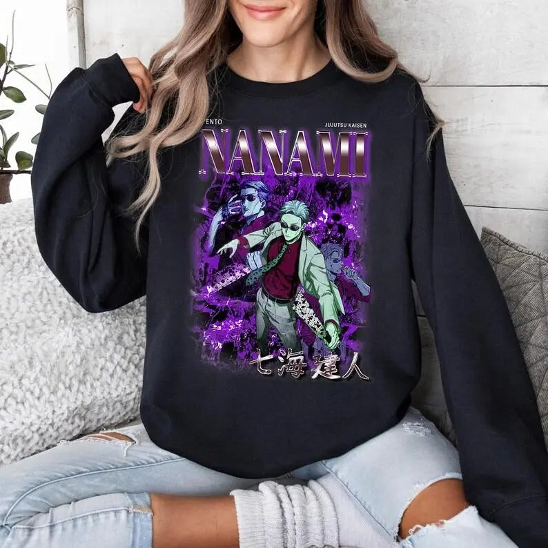 Nanami Kento Shirt Sweatshirt Anime Lover Gift Sweatshirt, #Hoodie, Comfort Colors