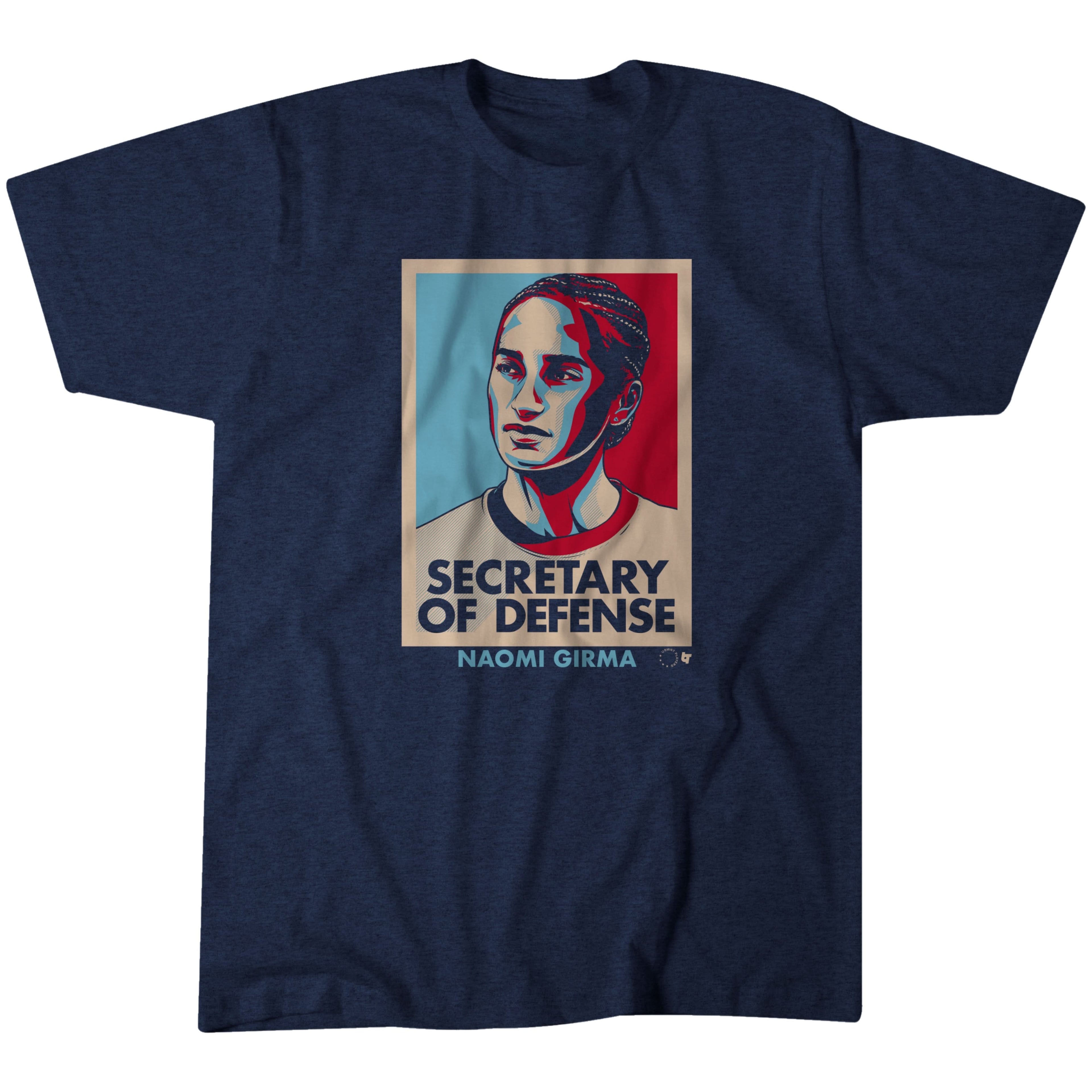 Naomi Girma - Secretary of Defense - USA Women's Soccer Adult Unisex Tee Hoodie, Sweatshirt | CoreVibeTees.com (Image 1)