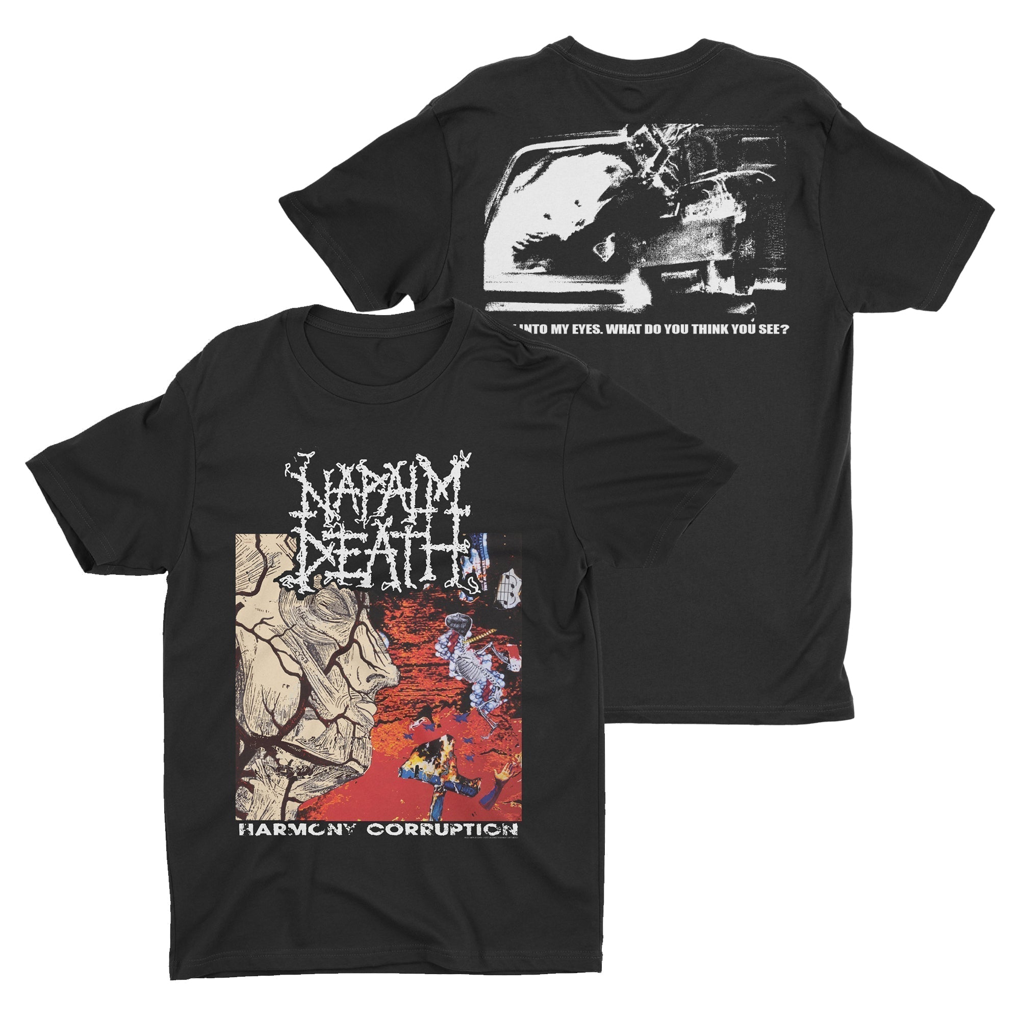 Napalm Death - Harmony Corruption t-shirt Hoodie, Sweatshirt | CoreVibeTees.com (Image 1)