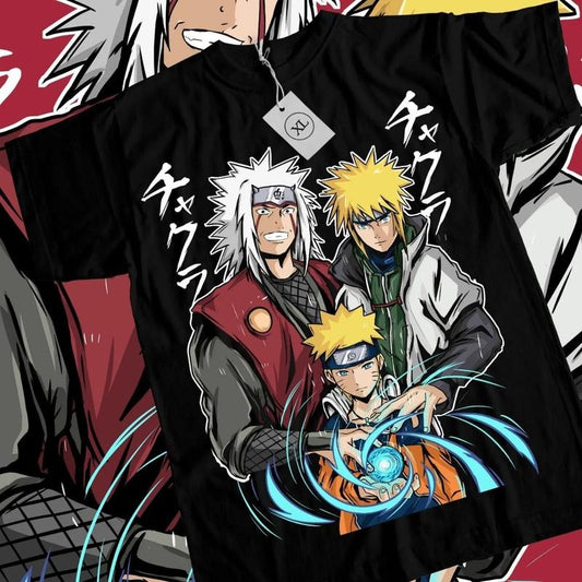 Naruto Rasengan T-Shirt, Jiraiya Naruto Minato Graphic Tee, Anime & Manga Gifts Sweatshirt, Hoodie, Comfort Colors