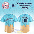 Nashville Sounds Sundae Night Ice Cream Custom Baseball Jersey