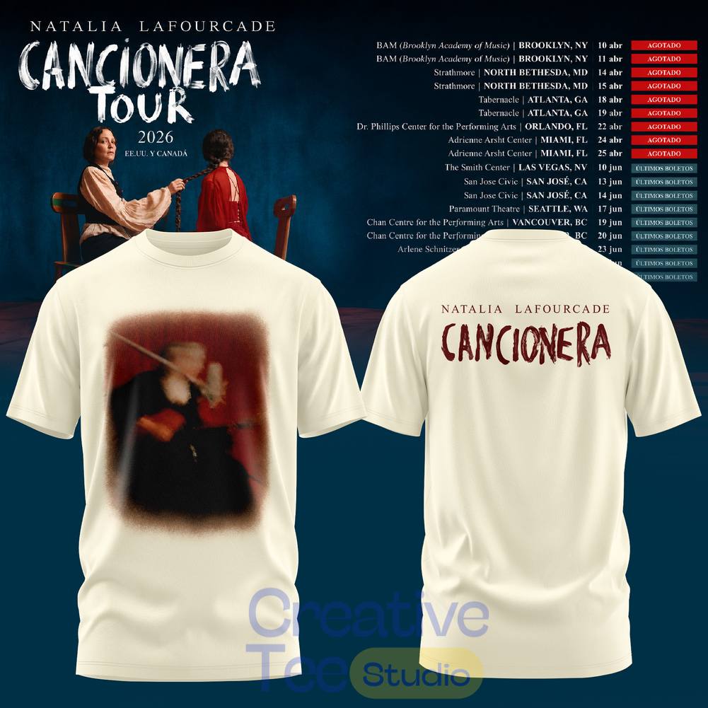 Natalia Lafourcade Cancionera Tour 2026 Dreamscape Tee Hoodie