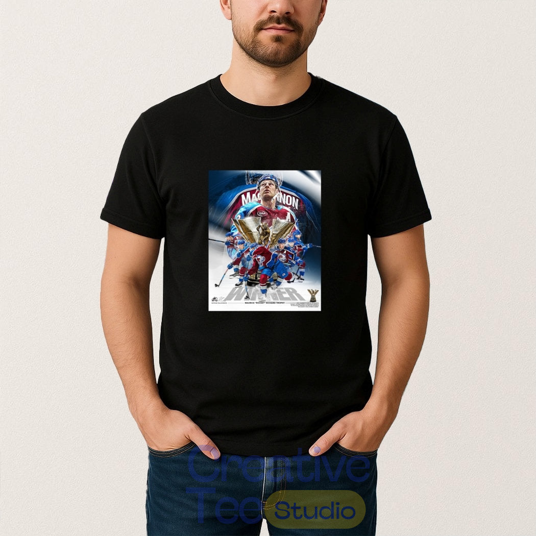 Nathan Mackinnon 2026 Rocket Richard Trophy Winner T-Shirt