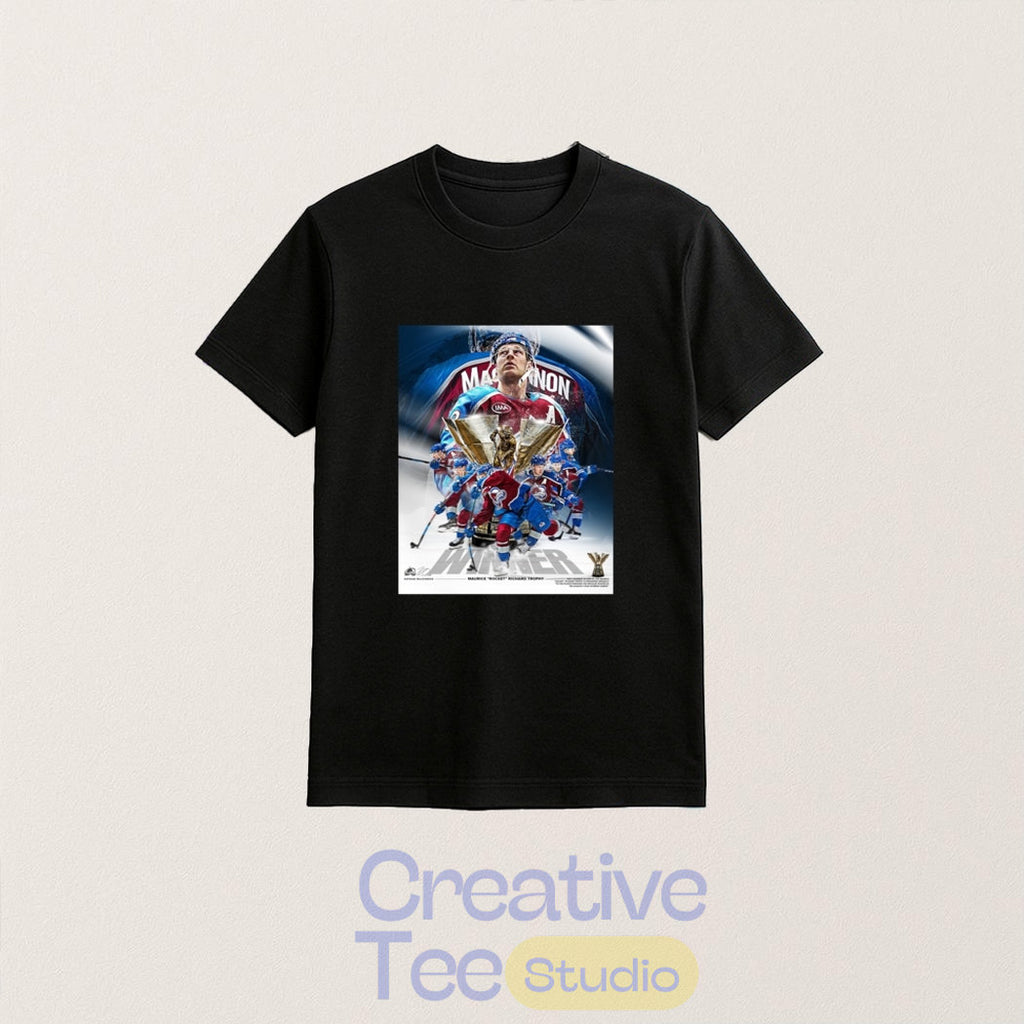 Nathan Mackinnon 2026 Rocket Richard Trophy Winner T-Shirt