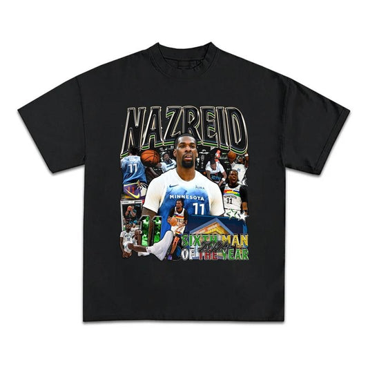 Naz Reid Sixth Man of the Year Streetwear T-Shirt