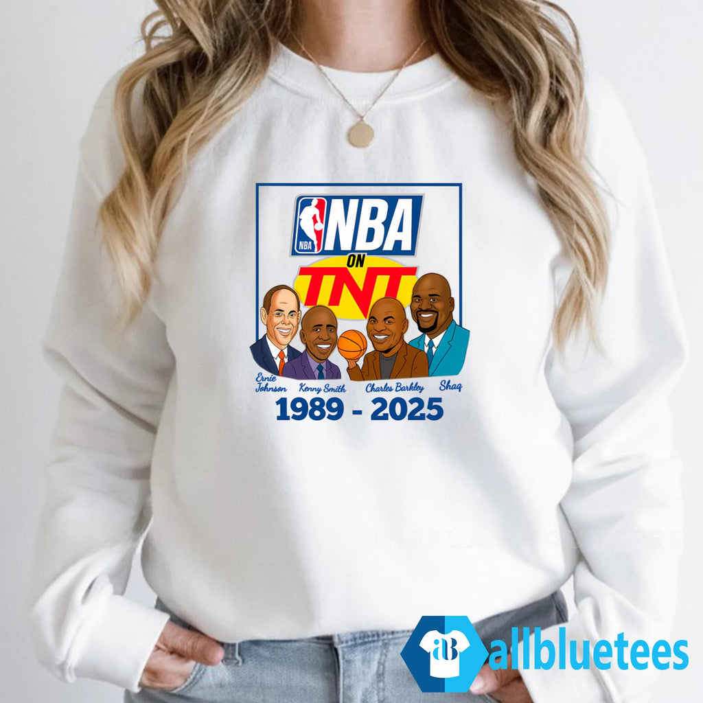 NBA On TNT Inside Basketball TV Show Caricatures Shirt