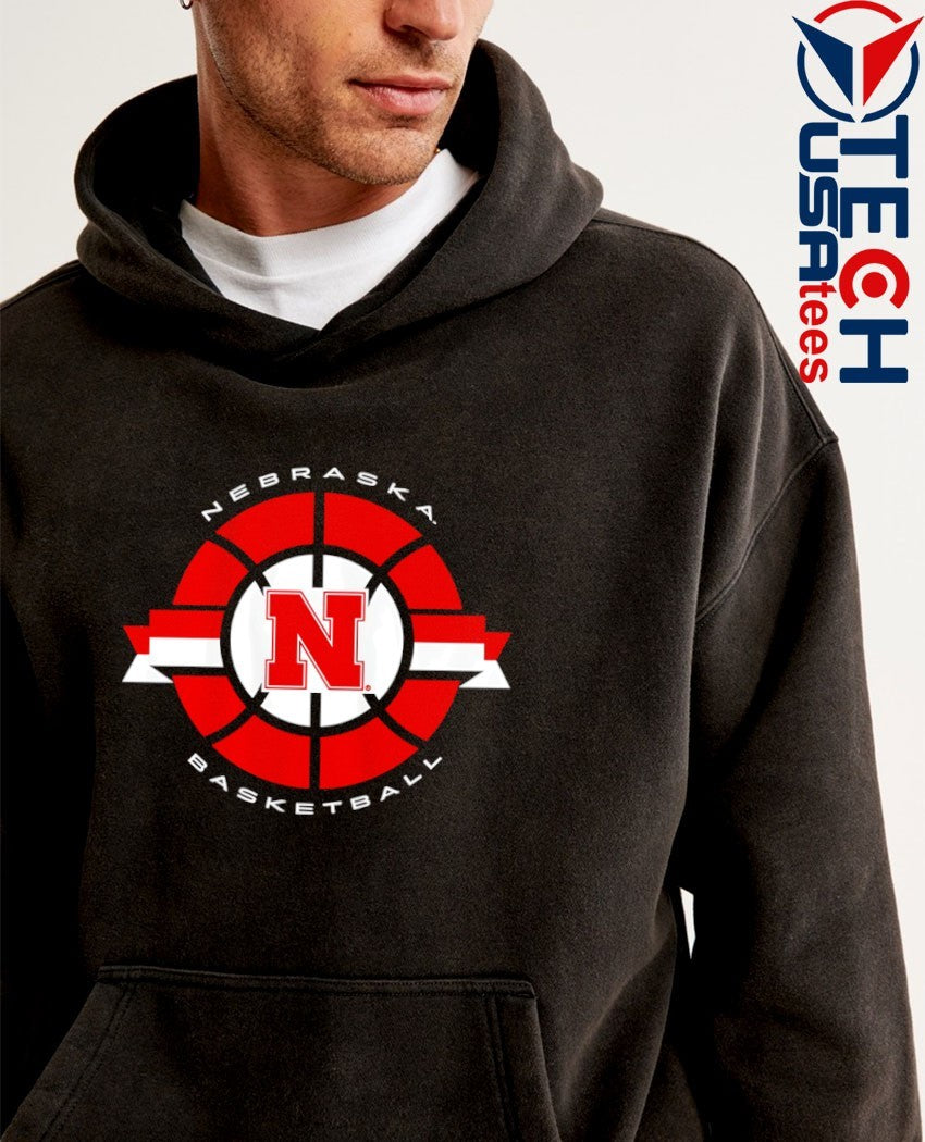 Nebraska Cornhuskers Basketball classic circle logo shirt