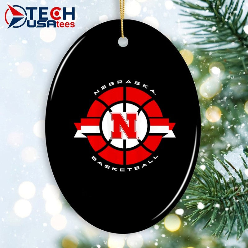 Nebraska Cornhuskers Basketball classic circle logo shirt