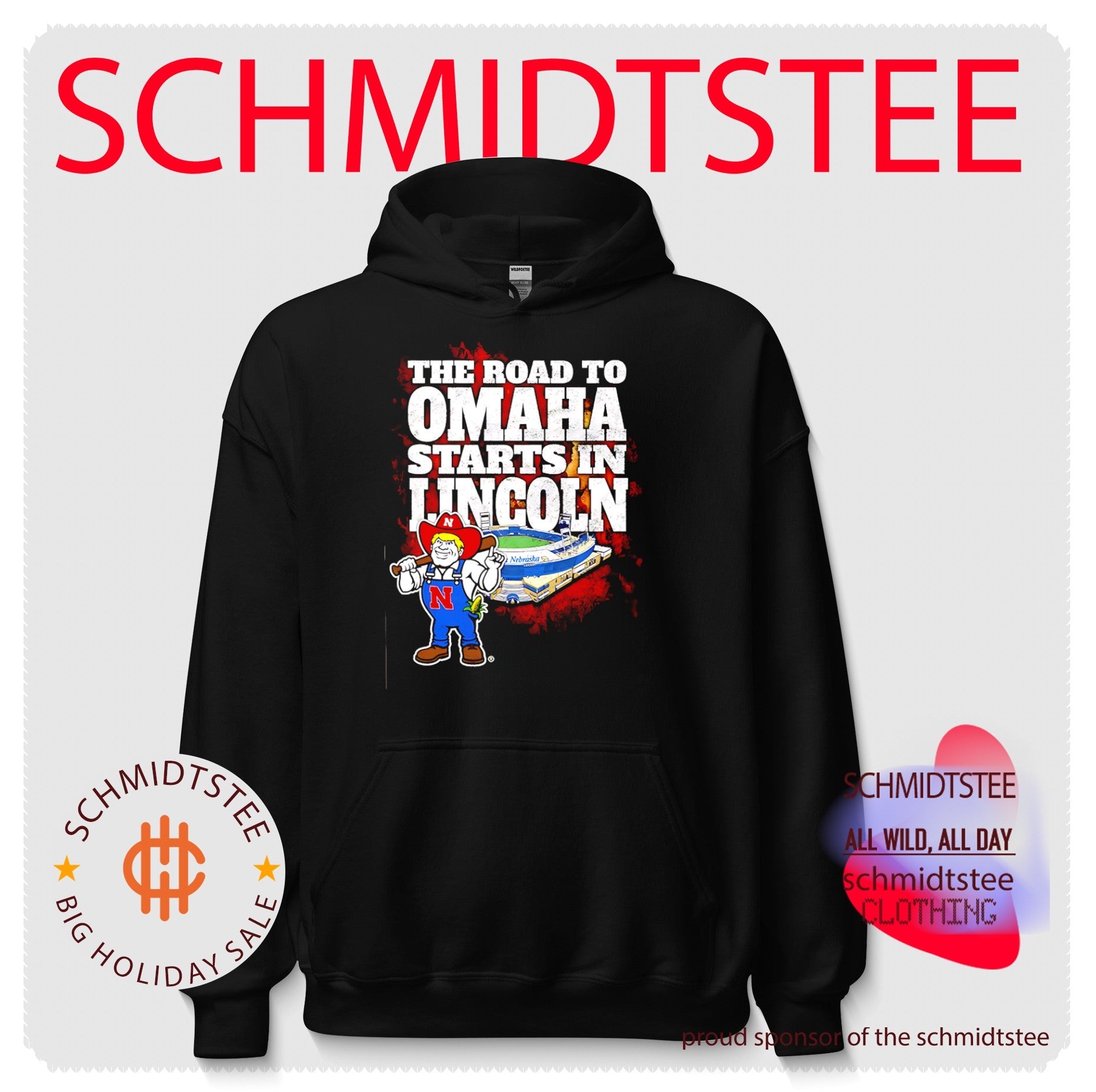 Nebraska Cornhuskers The Road To Omaha Starts In Lincoln shirt