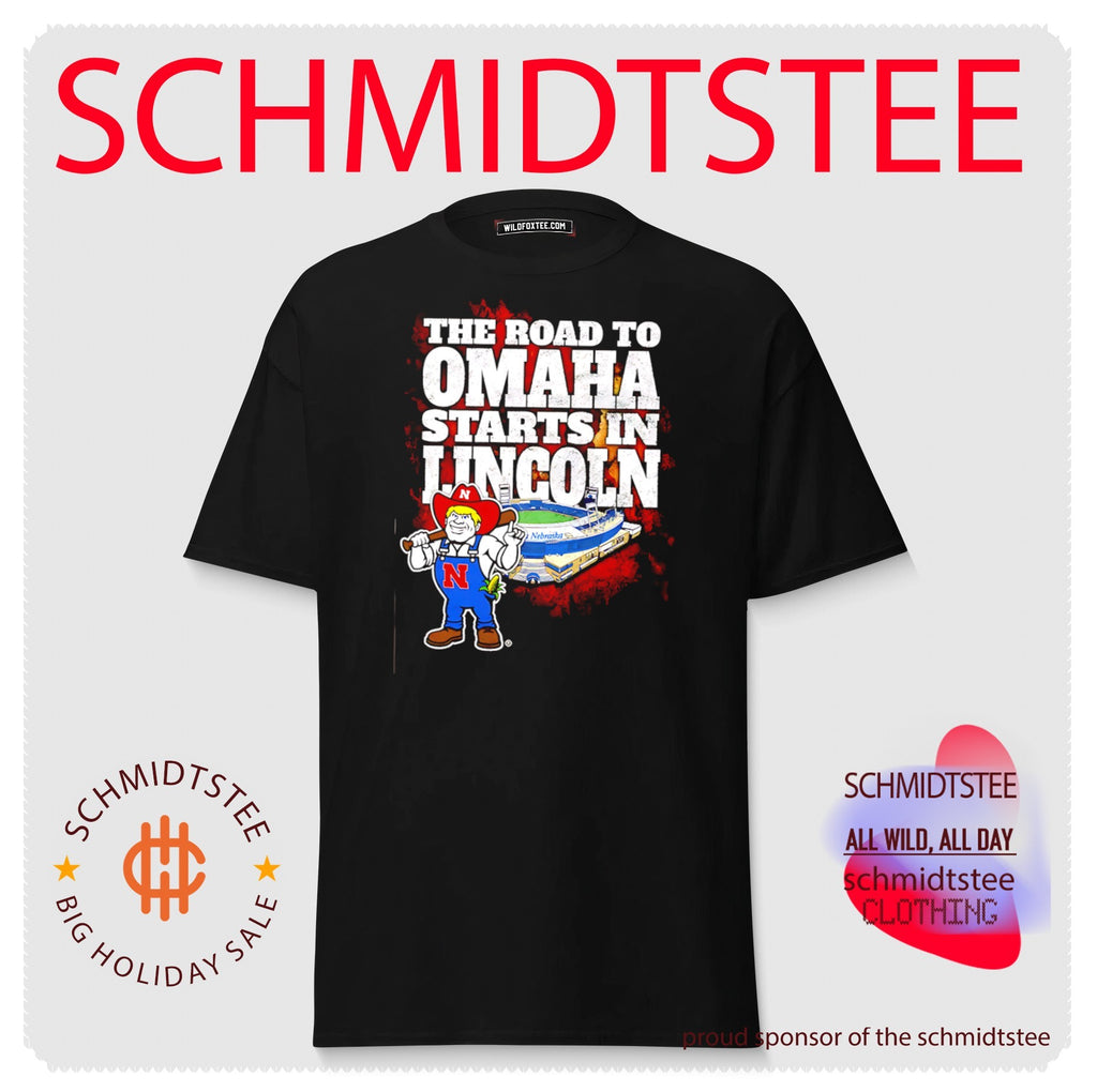 Nebraska Cornhuskers The Road To Omaha Starts In Lincoln shirt