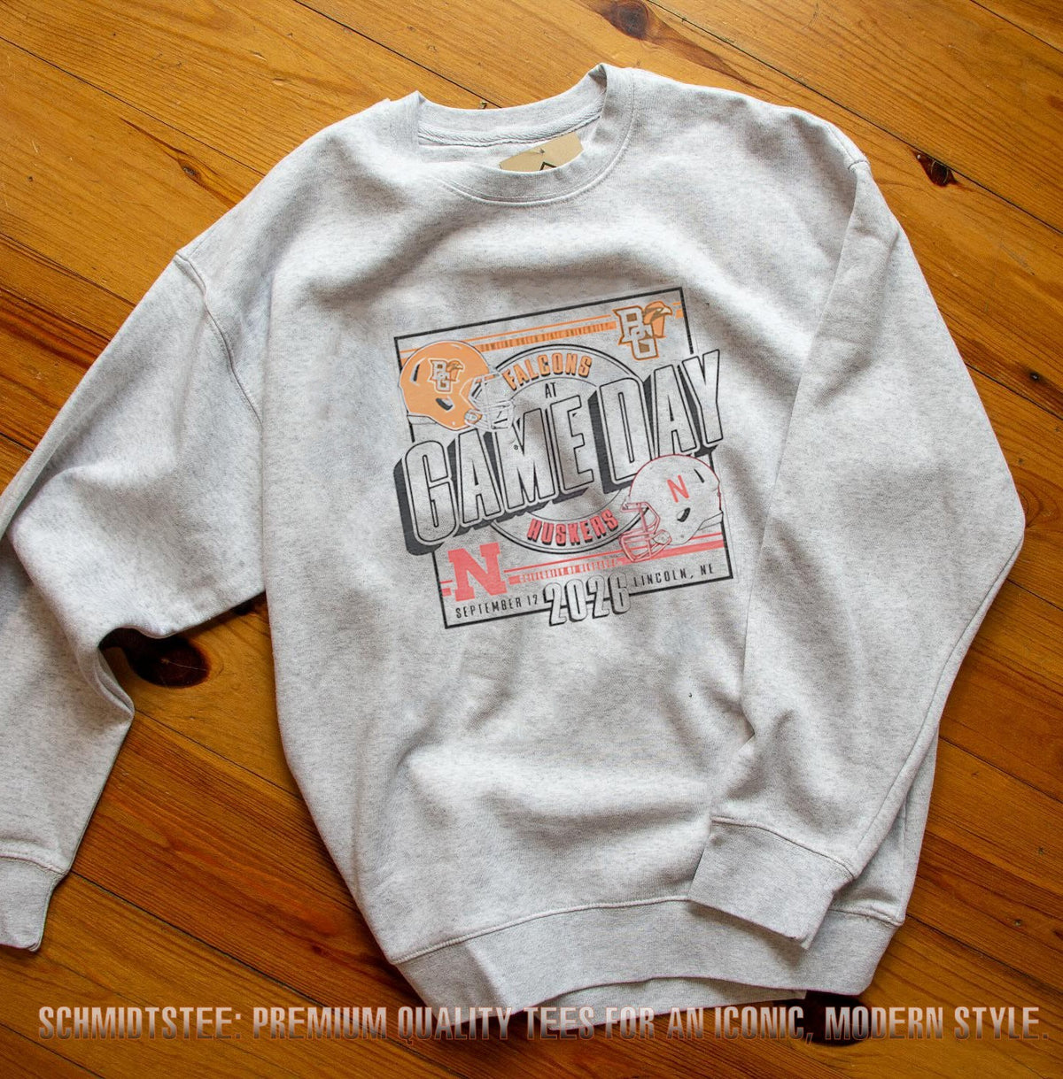 Nebraska Cornhuskers vs Bowling Green 2026 Game Day helmet shirt