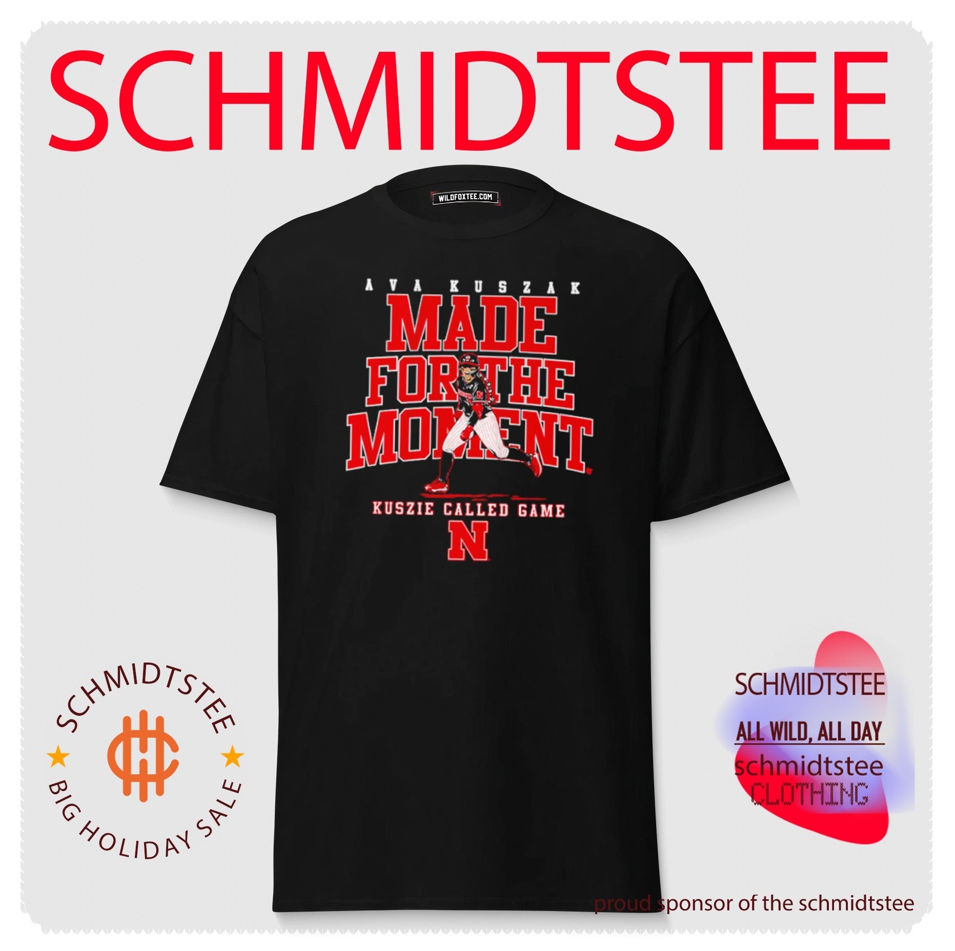 Nebraska Softball Ava Kuszak Made For The Moment Kuzie Called Game shirt