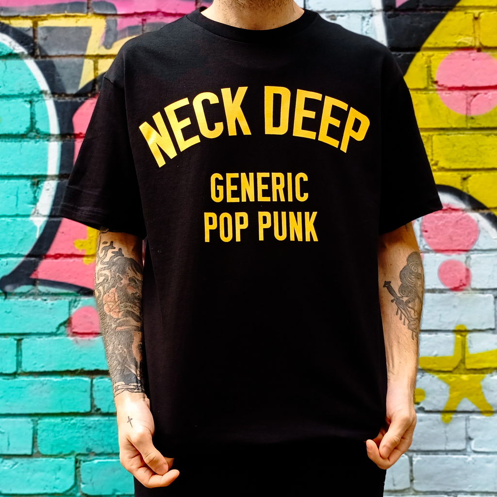 Generic Pop Punk Tee (Black) Hoodie, Sweatshirt | CoreVibeTees.com (Image 2)