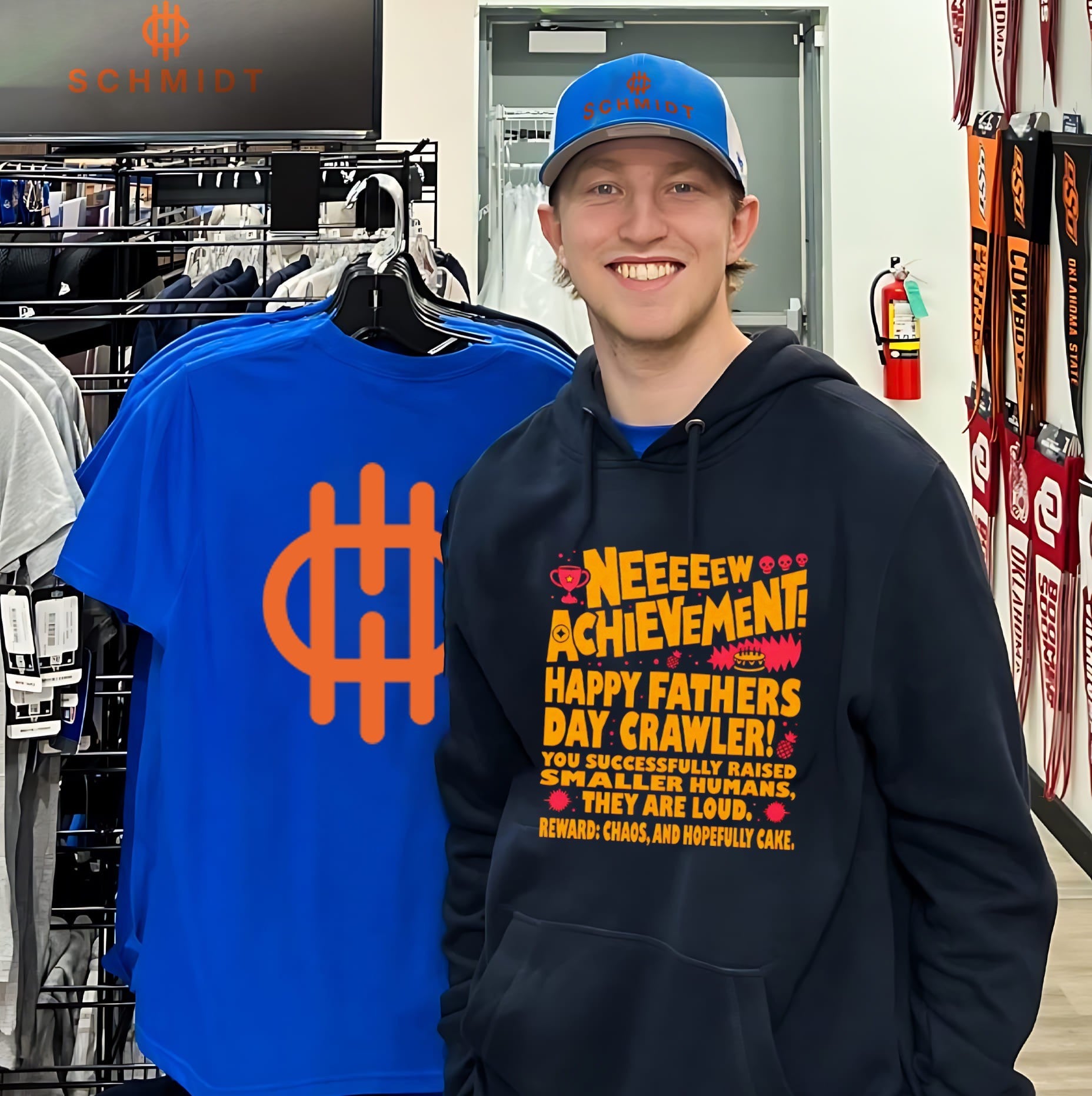 Neeeeew achievement happy fathers day crawler shirt