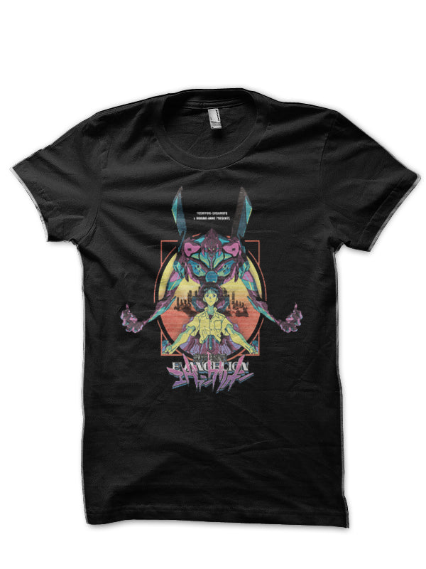 Neon Genesis Evangelion Black T-Shirt Style006 Hoodie, Sweatshirt | CoreVibeTees.com
