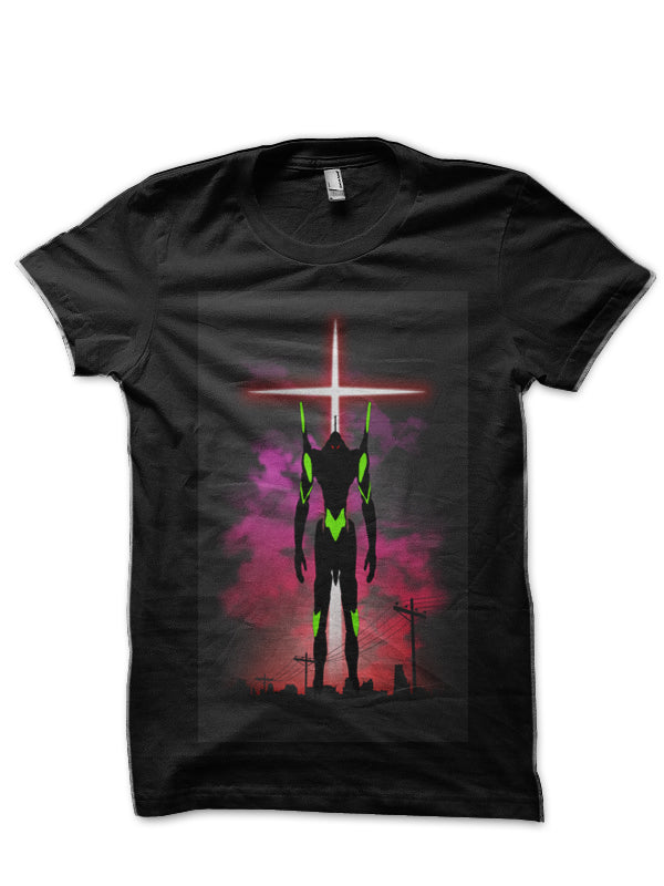 Neon Genesis Evangelion Black T-Shirt Hoodie, Sweatshirt | CoreVibeTees.com