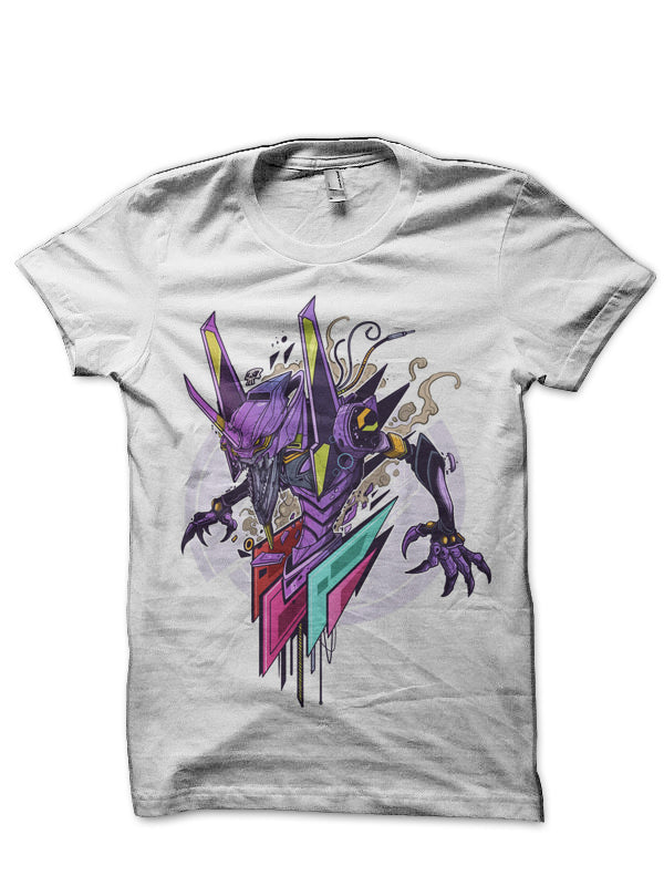 Neon Genesis Evangelion White T-Shirt Hoodie, Sweatshirt | CoreVibeTees.com