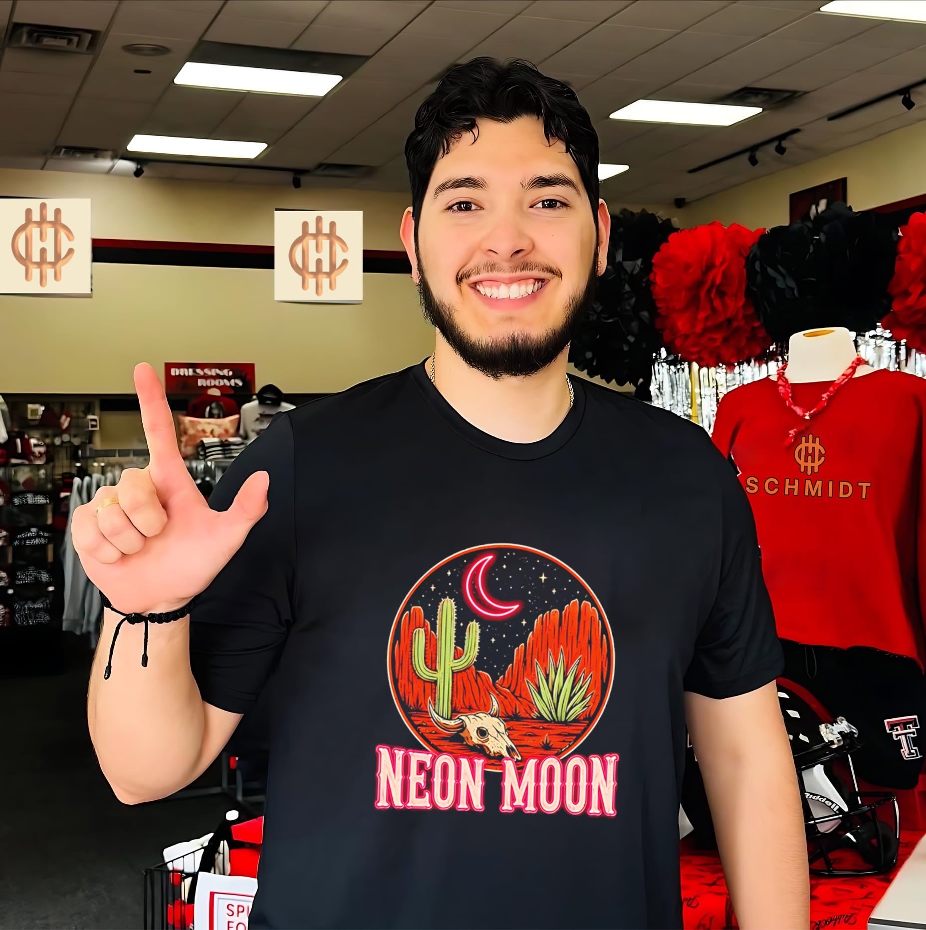 Neon moon desert moon retro shirt