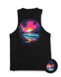 Neon Shores II Tank - Black