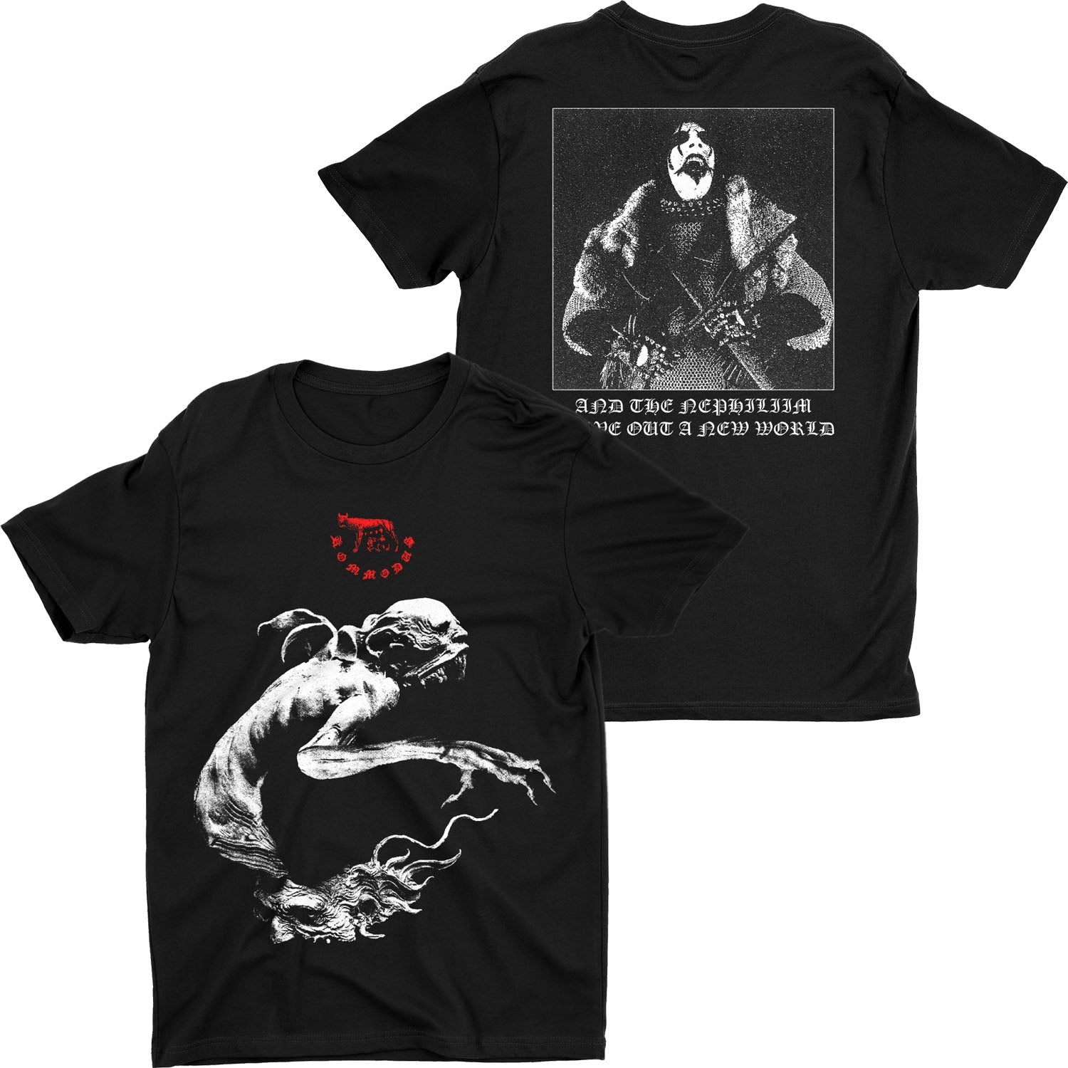Kommodus - And The Nephilim Carve Out A New World t-shirt Hoodie, Sweatshirt | CoreVibeTees.com (Image 1)
