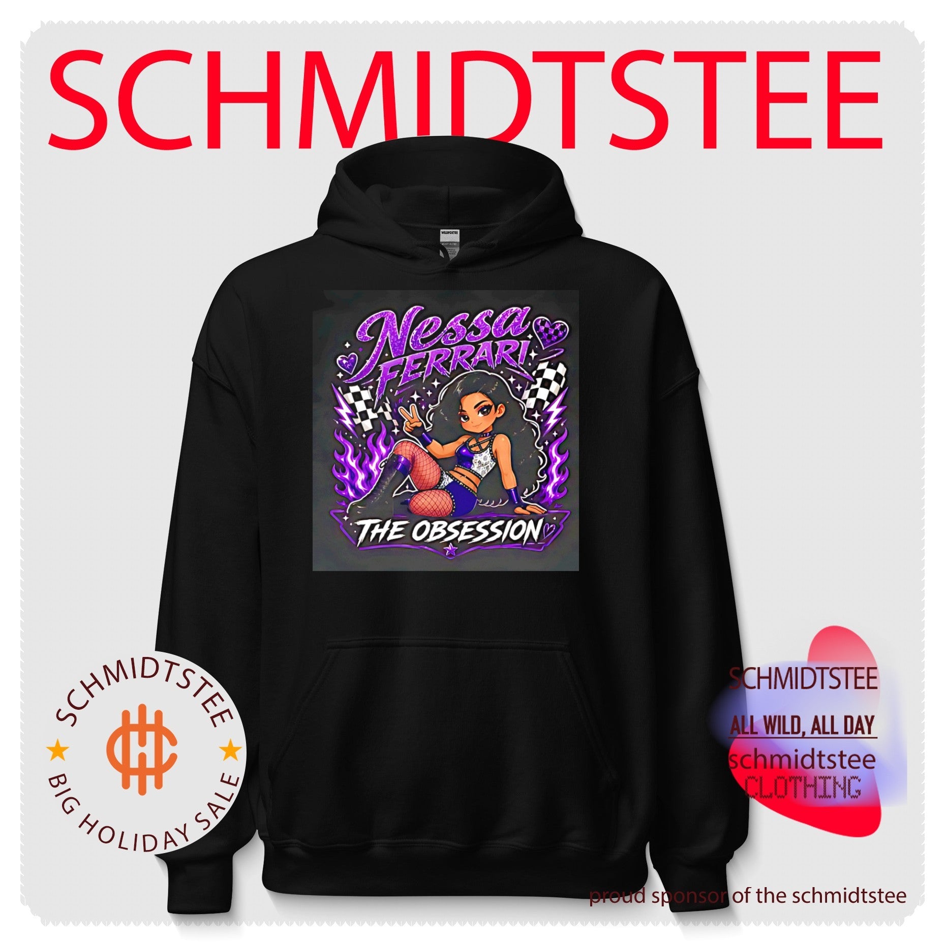 Nessa Ferrari the obsession illustration shirt