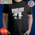 Never Lost A Tailgate can and football ball shirt
