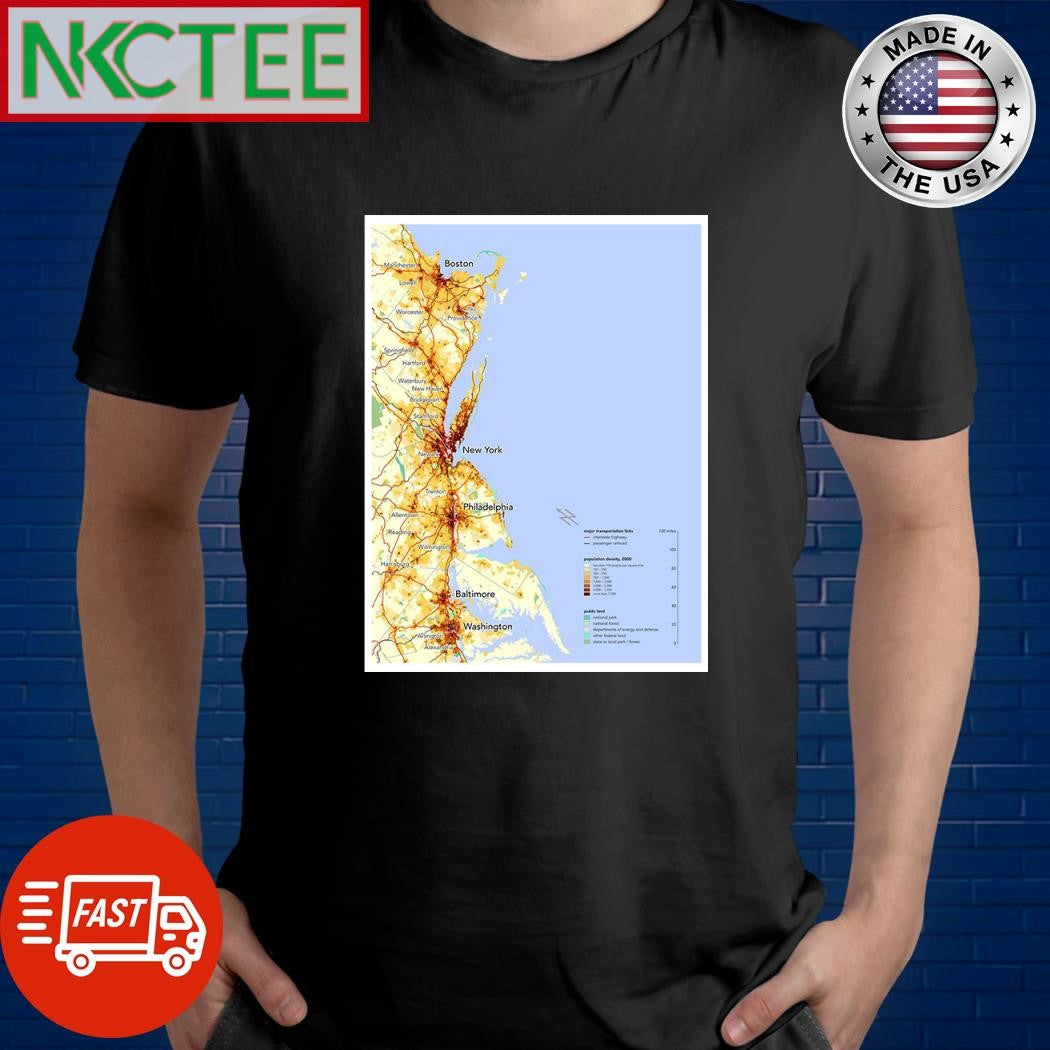 Never knew these big American cities were so close together shirt
