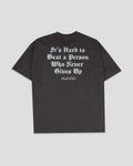 Never Give Up Oversized T-Shirt Hoodie, Sweatshirt | CoreVibeTees.com (Image 1)