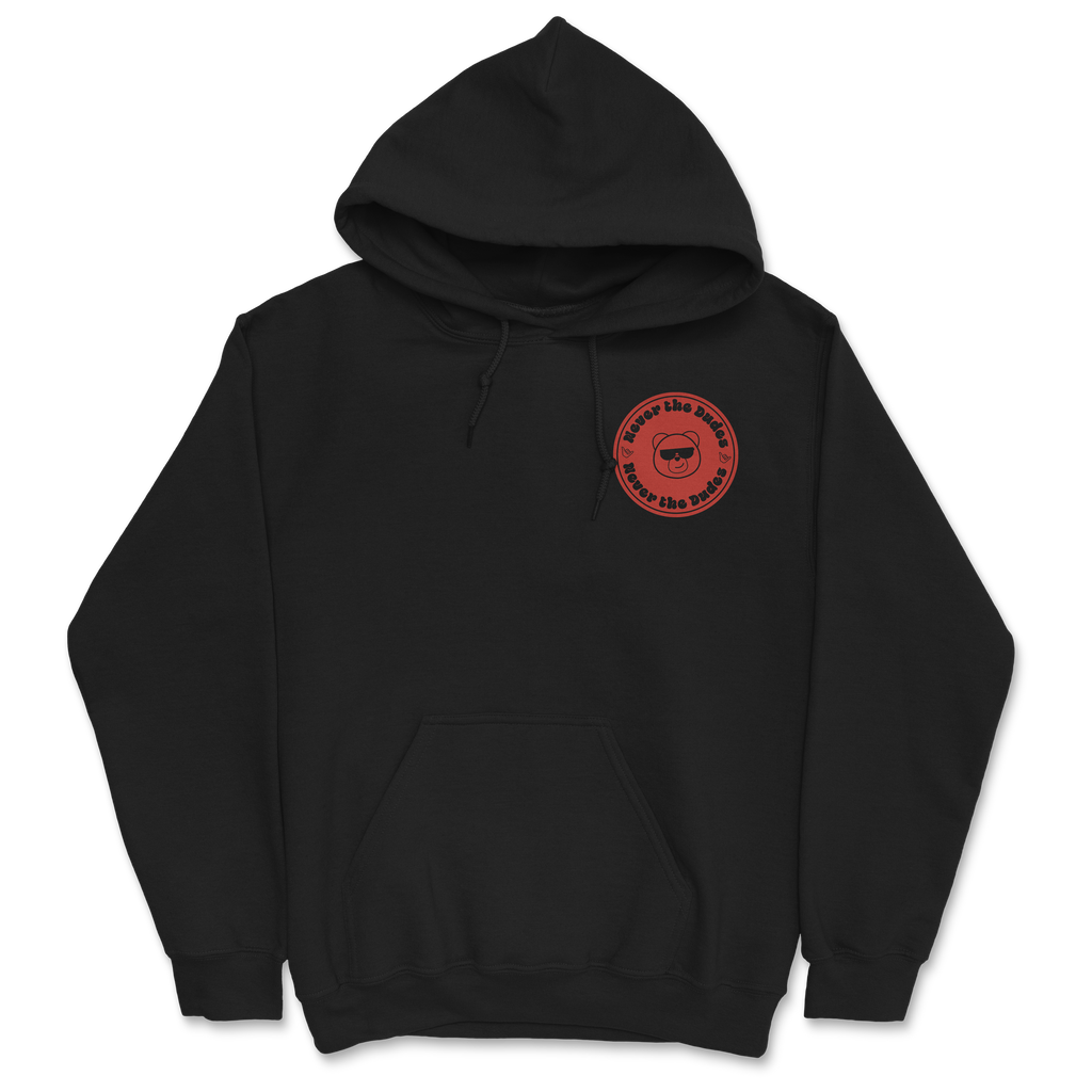 Never The Dudes Hoodie - Black T-Shirts, Sweatshirt | CoreVibeTees.com (Image 2)