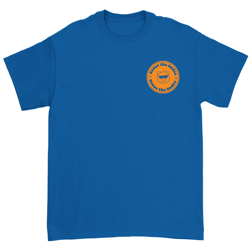 Never The Dudes T-Shirt - Royal Hoodie, Sweatshirt | CoreVibeTees.com (Image 2)