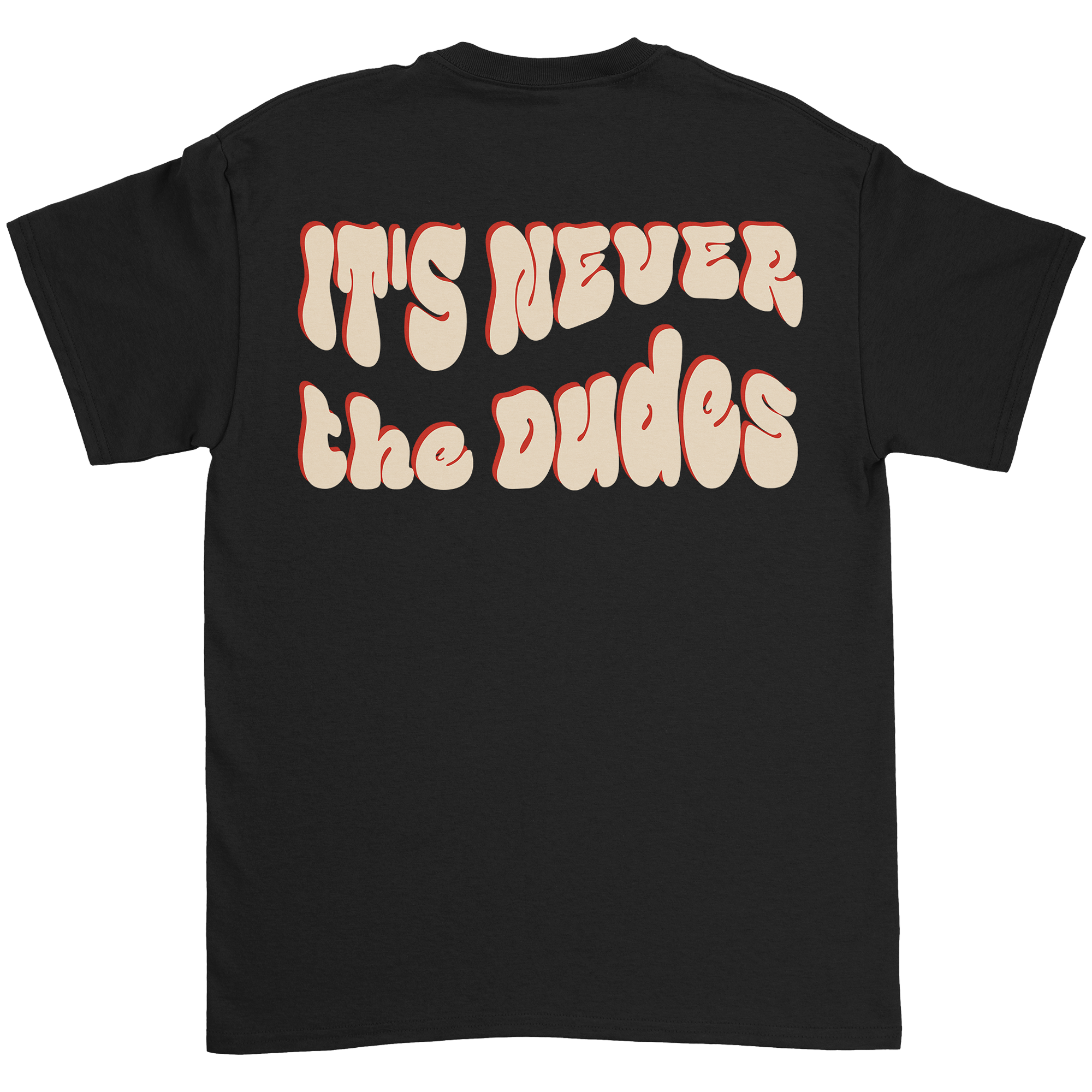 Never The Dudes T-Shirt - Black Hoodie, Sweatshirt | CoreVibeTees.com (Image 3)