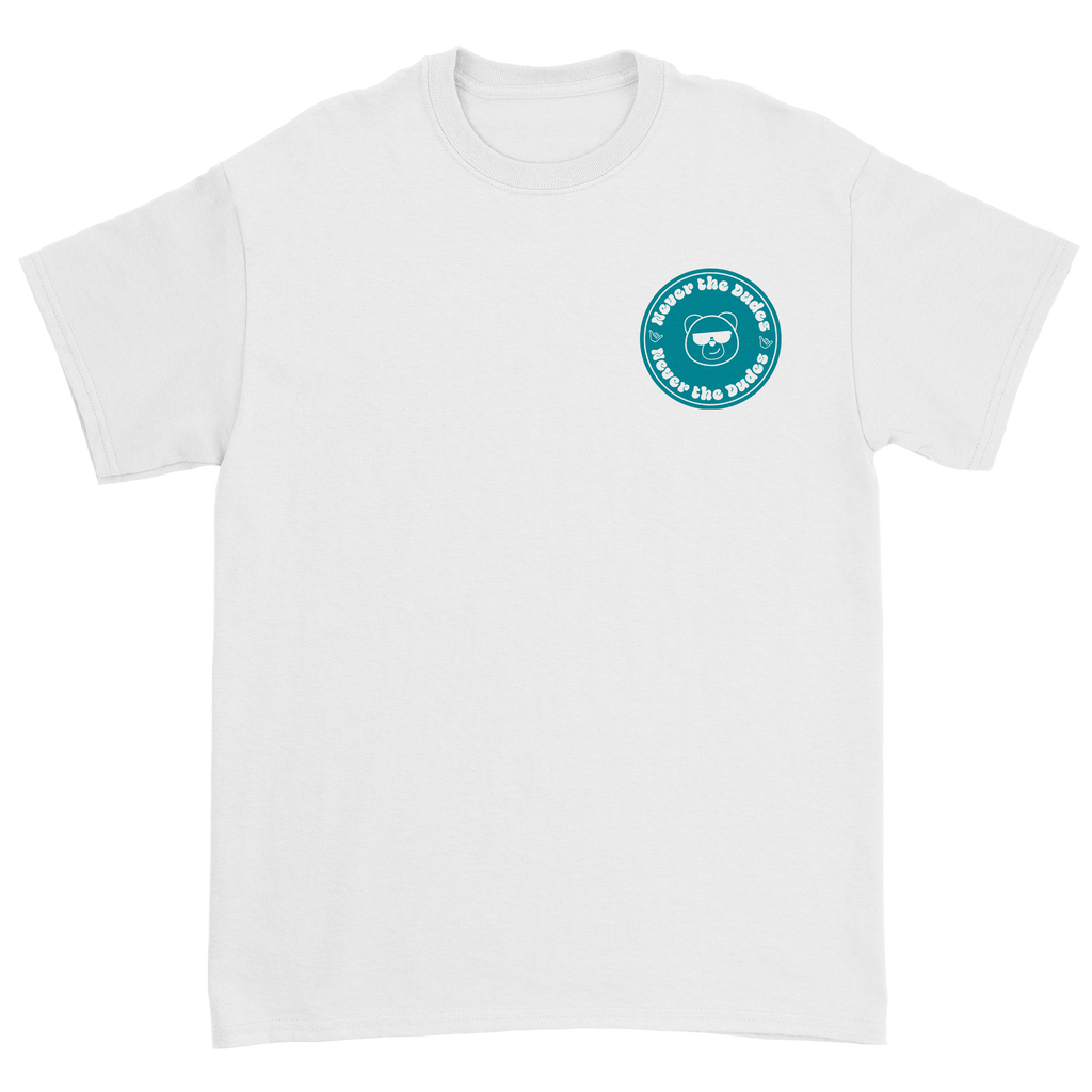 Never The Dudes T-Shirt - White Hoodie, Sweatshirt | CoreVibeTees.com (Image 2)