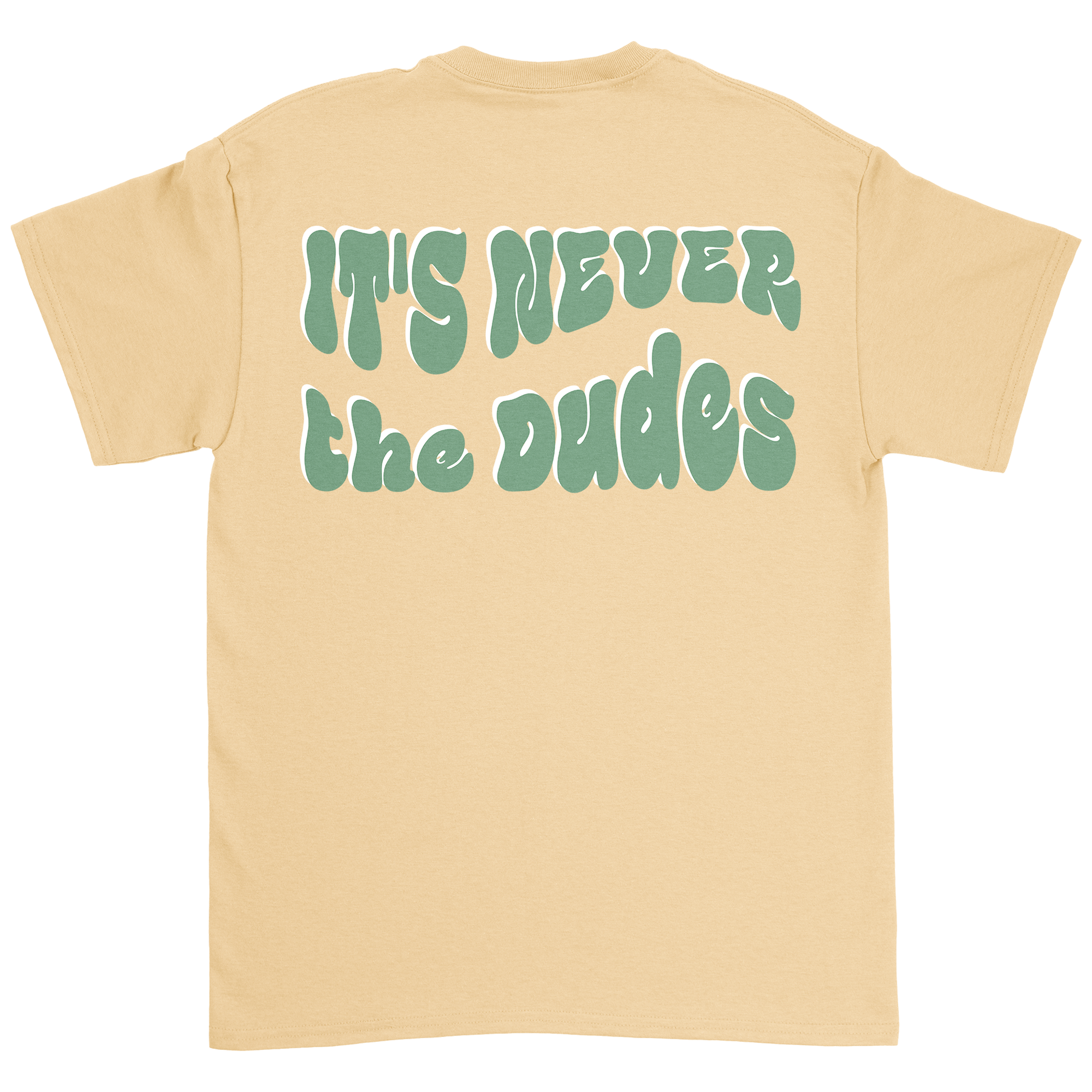 Never The Dudes T-Shirt - Yellow Haze Hoodie, Sweatshirt | CoreVibeTees.com (Image 3)
