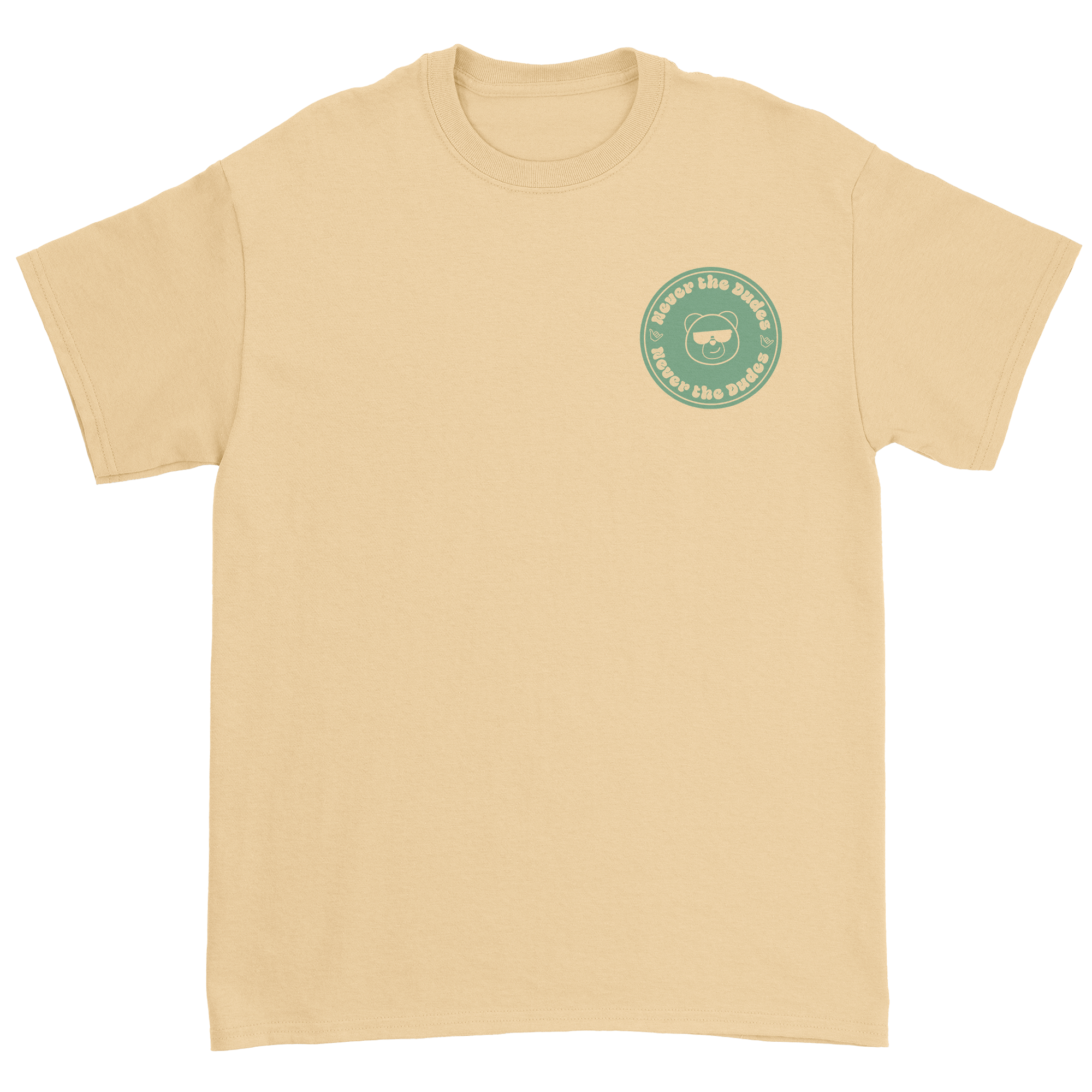 Never The Dudes T-Shirt - Yellow Haze Hoodie, Sweatshirt | CoreVibeTees.com (Image 2)