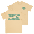 Never The Dudes T-Shirt - Yellow Haze Hoodie, Sweatshirt | CoreVibeTees.com (Image 1)