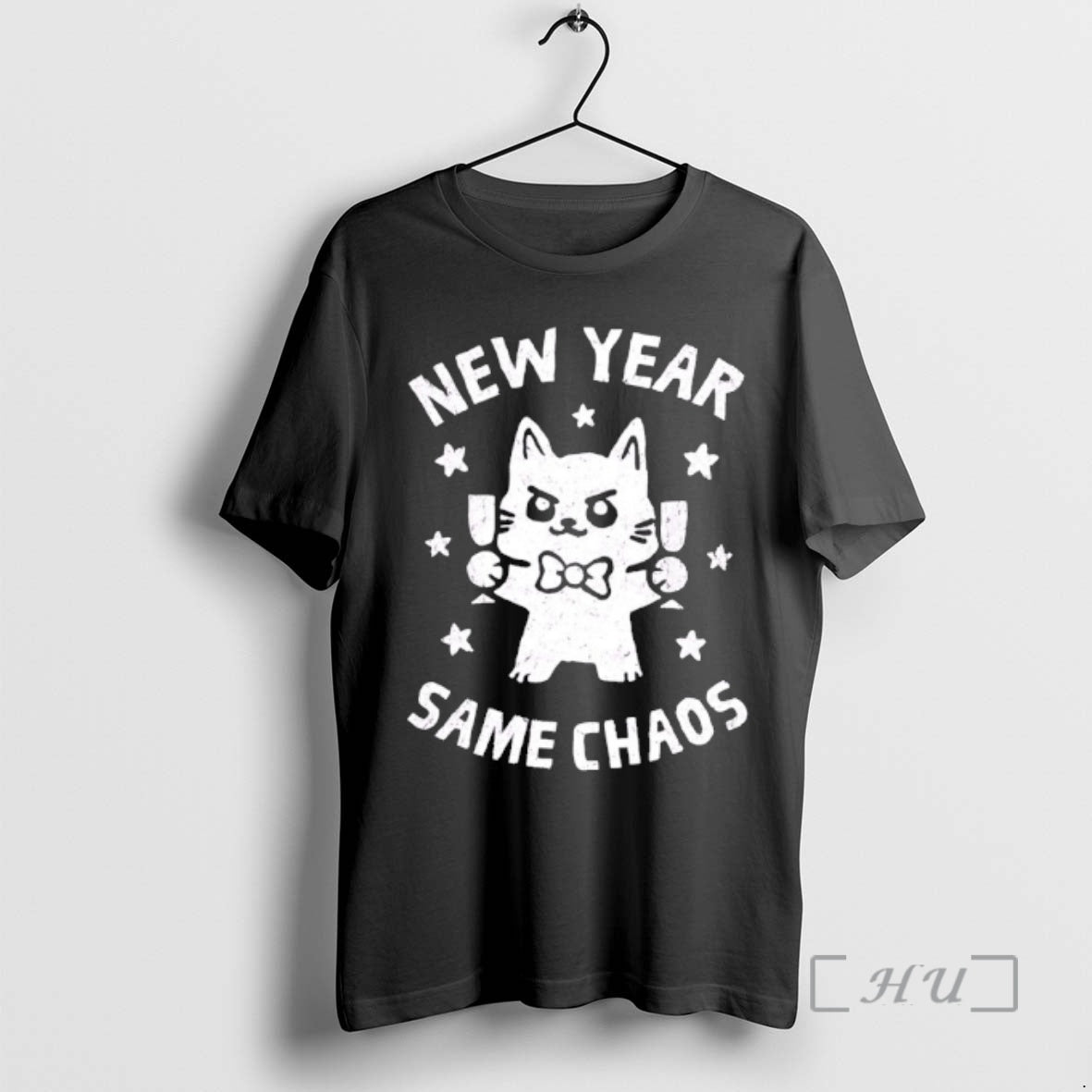 New Cat New Year Same Chaos T-Shirts, Hoodie, Sweatshirt | CoreVibeTees.com
