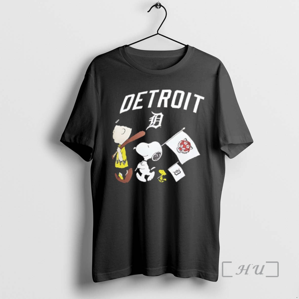 New Detroit Tigers X Peanuts Flag 2 Sided T-Shirts, Hoodie, Sweatshirt | CoreVibeTees.com